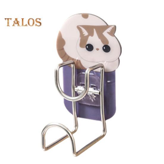 Storage Hook Self-Adhesive Wall Mount Hanging Hook Durable Convenient Basin Rack Organizer Hook for