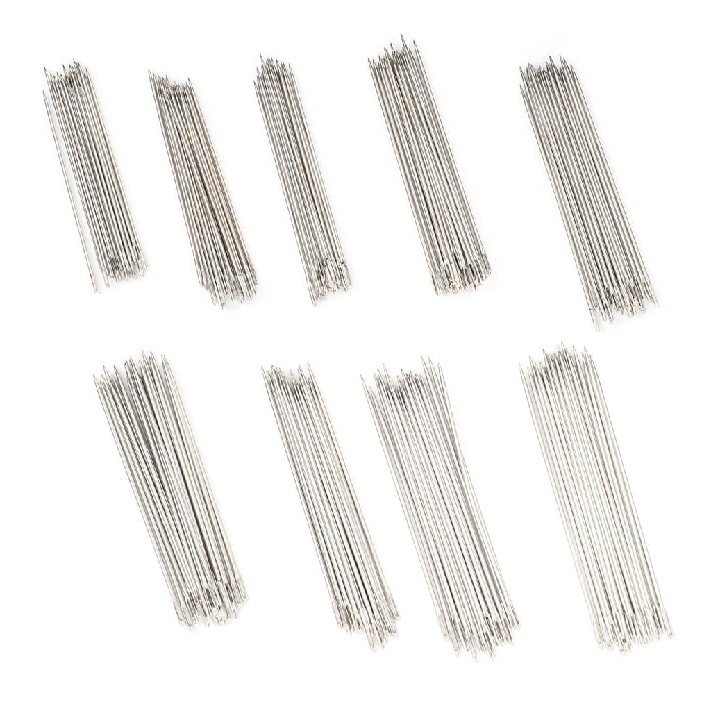 216Pcs Nähnadeln Edelstahl Stickerei HandStitching Quilt Reparatur Haushalt DIY(C# Groß