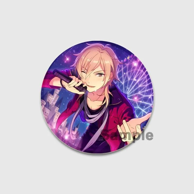

32/44/58mm Ensemble Stars Kaoru Hakaze Brooch for Backpack Anime Figure Lapel Pin Cartoon Cosplay Badge Accessories Clothes Decoration Gift 32mm