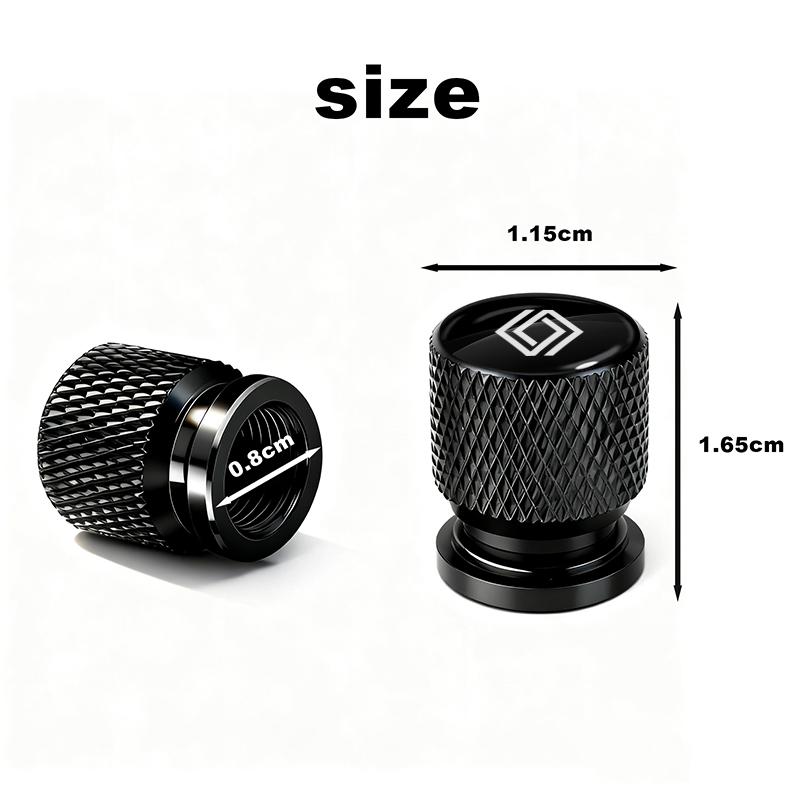 4pcs Car Tire Valve Stems Cap Aluminum Tyre Wheel Stem Air Valve Cover Airdust For Renault Clio Laguna 2 Megane 2 3 Duster Logan