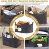 Collapsible Firewood Storage Bin Extra Large Fireplace Wood Bag  Sundries Storage