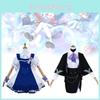 Genshin Impact Cosplay Outfit For Klee Featuring Cute And Vibrant Blue And Black Colors