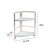 Rack 2-Tier Spice , Metal Bathroom Bottles