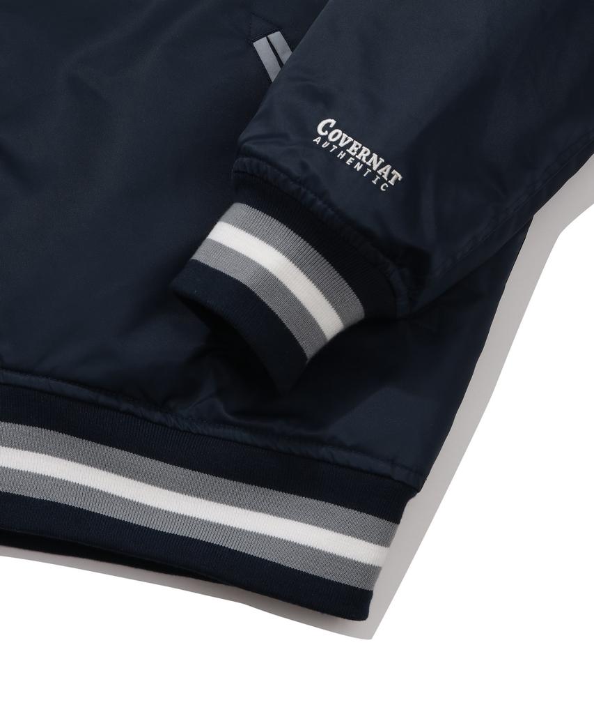 Covernat Arch Logo Satin Varsity Navy