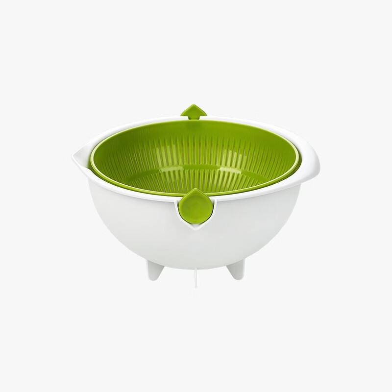 CHAHUA Double-Layer Kitchen Drainer & Fruit Basket