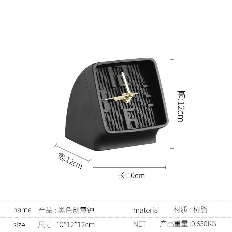 Luxury Modern Office Clock Decor Home Study Bookshelf Desktop