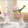 European Style Ceramic Shoes Vase Abstract Art Ornaments Senior Living Room Dining Table Hydroponic Vase Ceramic Home Decoration