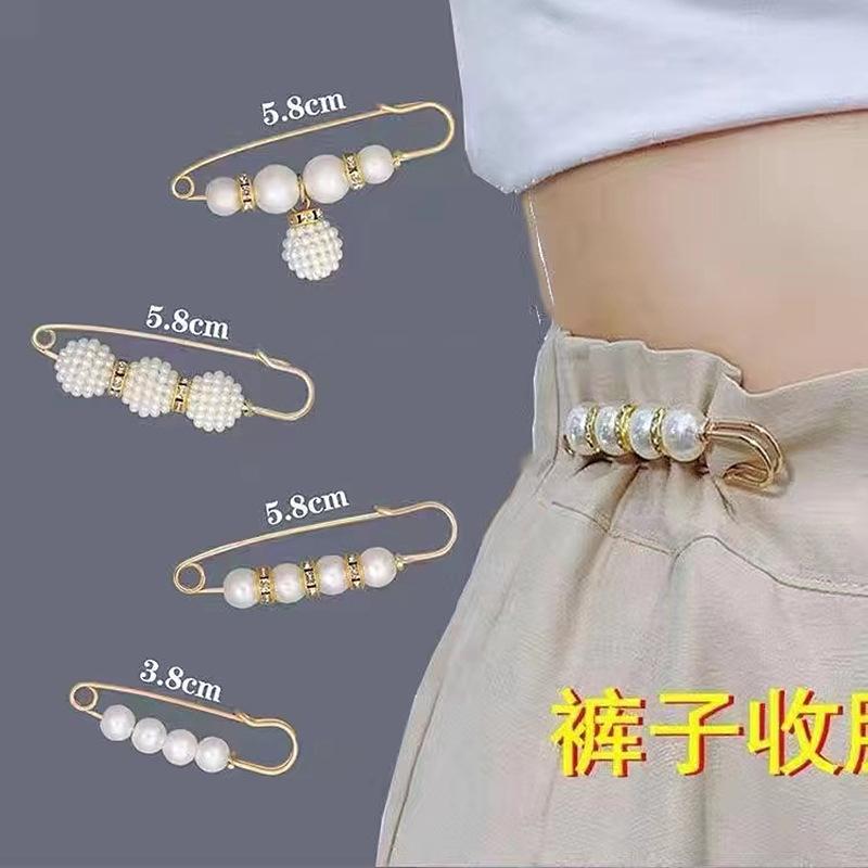 

Ainameisi - Women s Metal Leak Proof Brooch Korean Fashion 8-Piece Set Flip Clothing Corset Brooch DIY Accessories