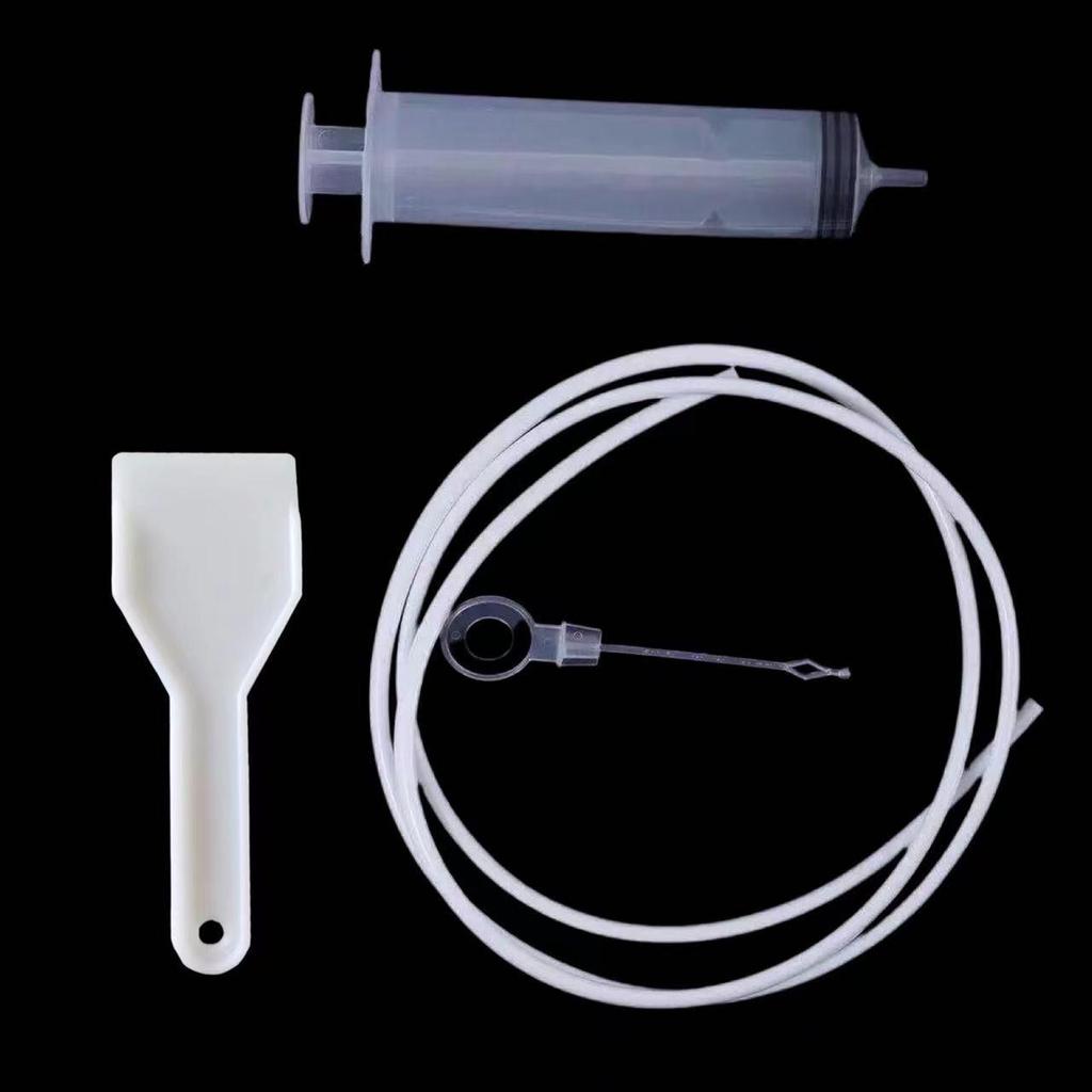 Refrigerator Unclogger & Cleaner Set: Bristle Brush, Cleaning Brush, Drain Unclogger, Deodorizer Box, Syringe