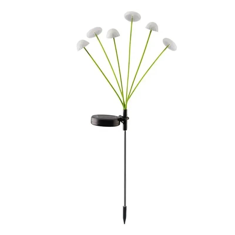 1/3/5 stk 6LED Sopplys Manetlampe Utendørs Vanntett Solcelle Hagebelysning for Villa Hage Gårdsplass Park Dekorlampe