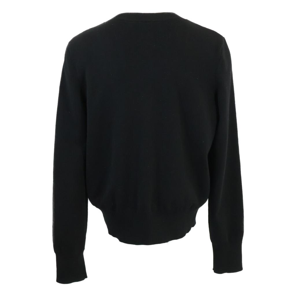 Moncler CARDIGAN TRICOT Cardigan Collarless Knit Jacket Jacket M blackUsed