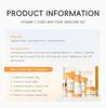 Laikou Vitamin C Skincare Set: Cleanser, Toner, Serum, Eye Cream, Essence Cream.
