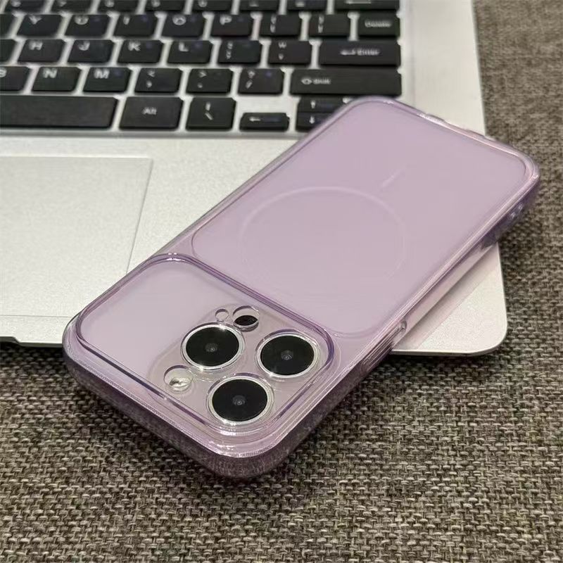 Transparent Frosted Soft Phone Case for Iphone Air 17 Pro Max 16 Plus 15 Pro 14 13 12 17 Pro Camera Lens Protective Fully-Covered Shockproof Cover