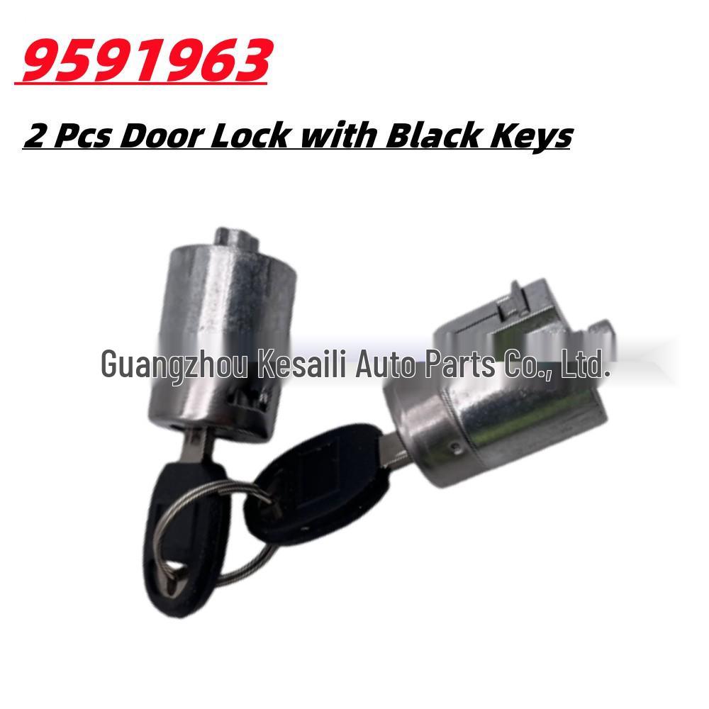 Black Key Car Door Lock Cylinder for Chevrolet & GMC C/K Series N/A