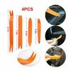 Rugged And Durable 4pcs Car Trim Removal Tool Kit For Interior And Exterior Panels