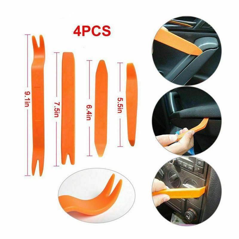 Rugged And Durable 4pcs Car Trim Removal Tool Kit For Interior And Exterior Panels