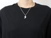 Magatama (comma-shaped Bead) with Lapis Lazuli, Sterling Silver 925 Pendant Top, by Oriental Vibrations.