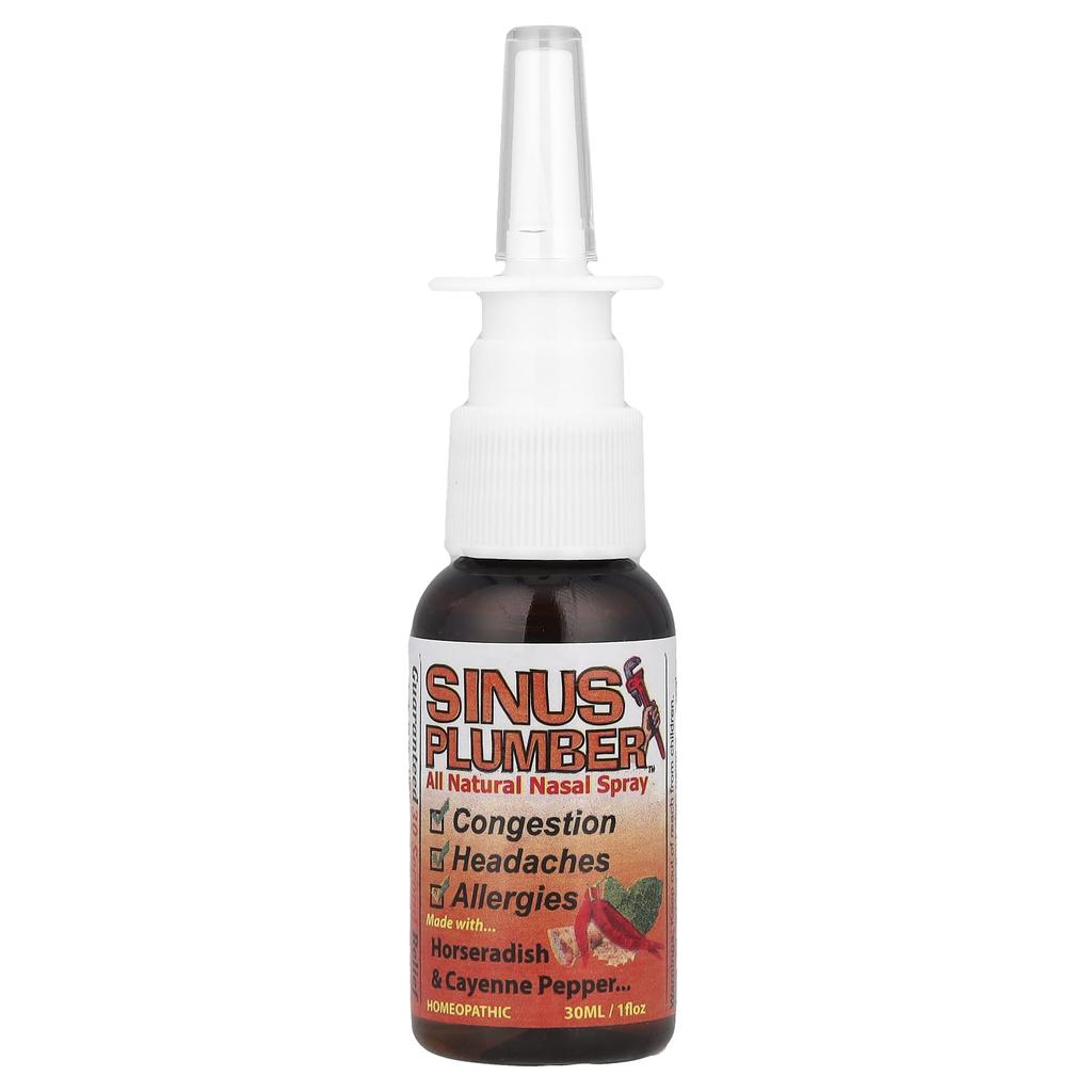 Sinus Plummer, Natural Nasal Spray, 0.68 Fl Oz (20 Ml)