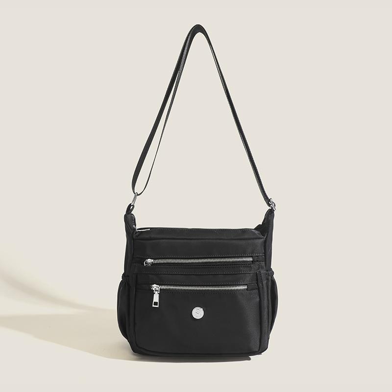 

Корейская версия простой сумки кроссбоди большой вместимости, водонепроницаемая повседневная сумка из ткани Оксфорд, большая вместимость, на одно плечо, сумка для пожилой мамы