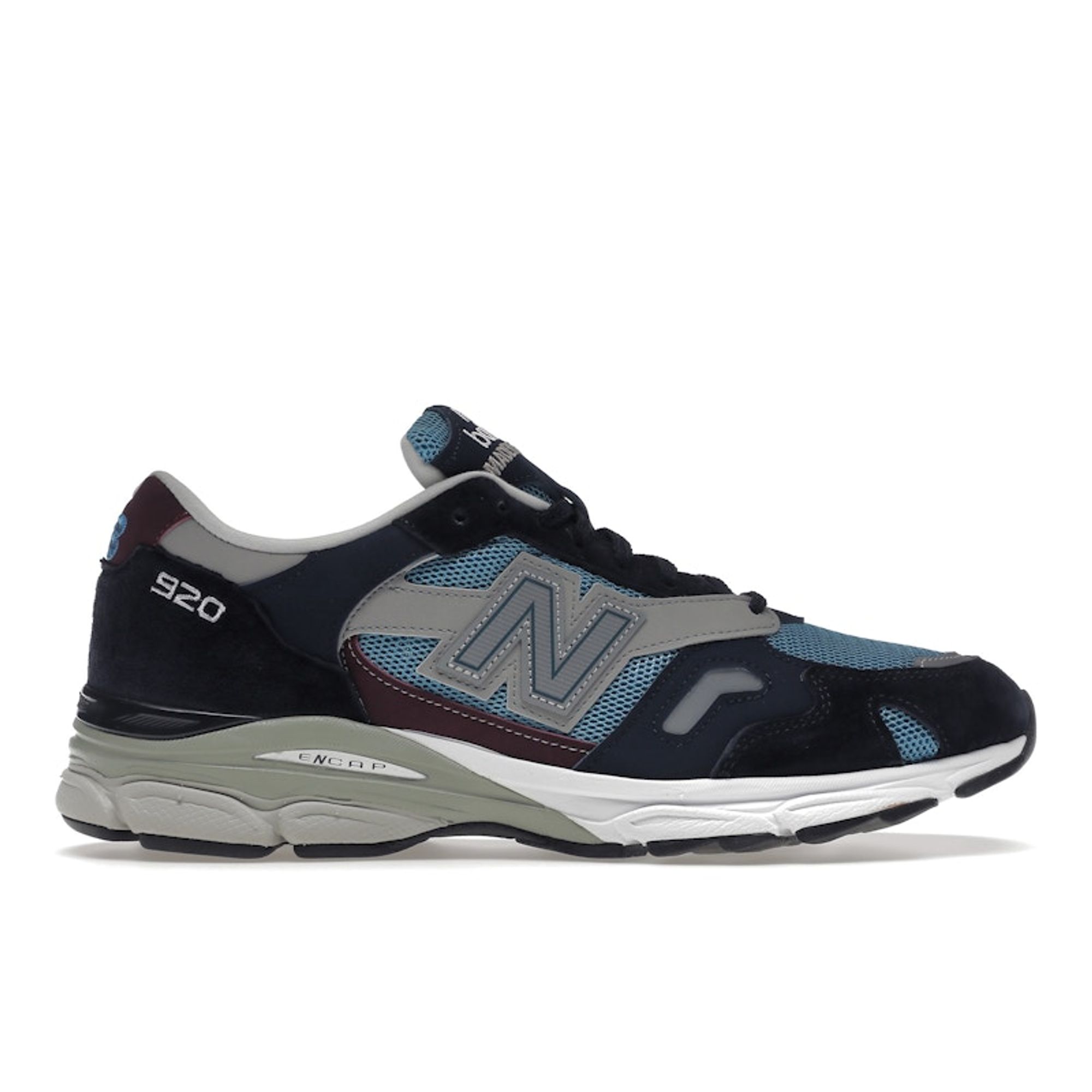 New Balance 920 Made In England Navy Borgogna Scarpe da Ginnastica da Uomo Blu M920SCN cm