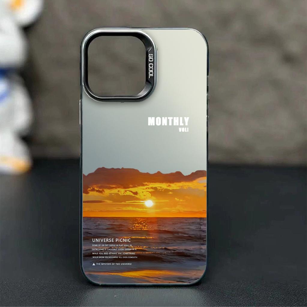 Sunset iPhone 15 Pro Case for 14/13 Laser 12, 11Xs Max/Plus, Tide Xr/x.