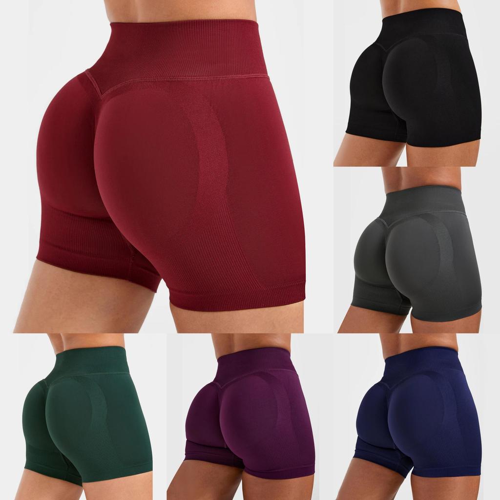 Seamless Yoga Shorts For Women With Quick Dry Fabric For Running And Fitness Activities