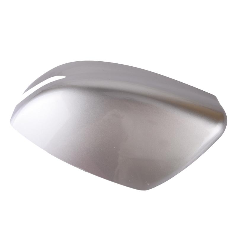 1 Pair Car Left Right Side Rearview Mirror Cover Cap With Signal Light Hole Fit For Nissan Sentra 2013- Silver ABS