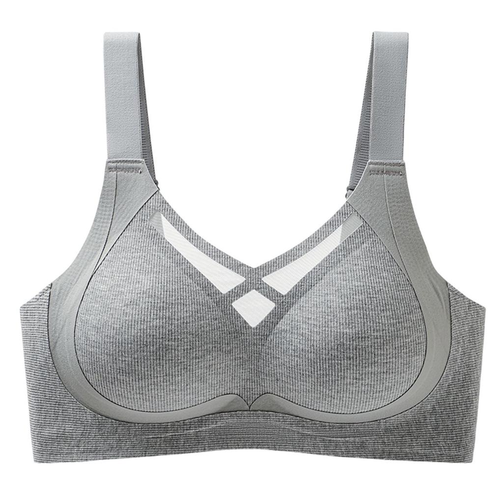 Seamless Wireless Lift & Support Bra for Large Busts - Anti-Sagging, Soft, and Comfortable for Autumn/Winter