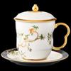 Yongfengyuan Pomegranate Garden Madam Porcelain Lidded Cup Set