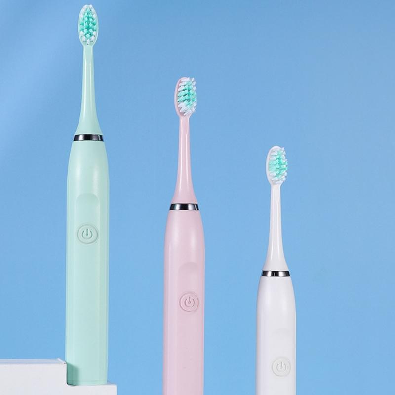 Electric Toothbrush for Adults,Rechargeable Battery Toothbrush Portable with 3 Brush Heads,2 Mins Smarts Timer 5 Modes