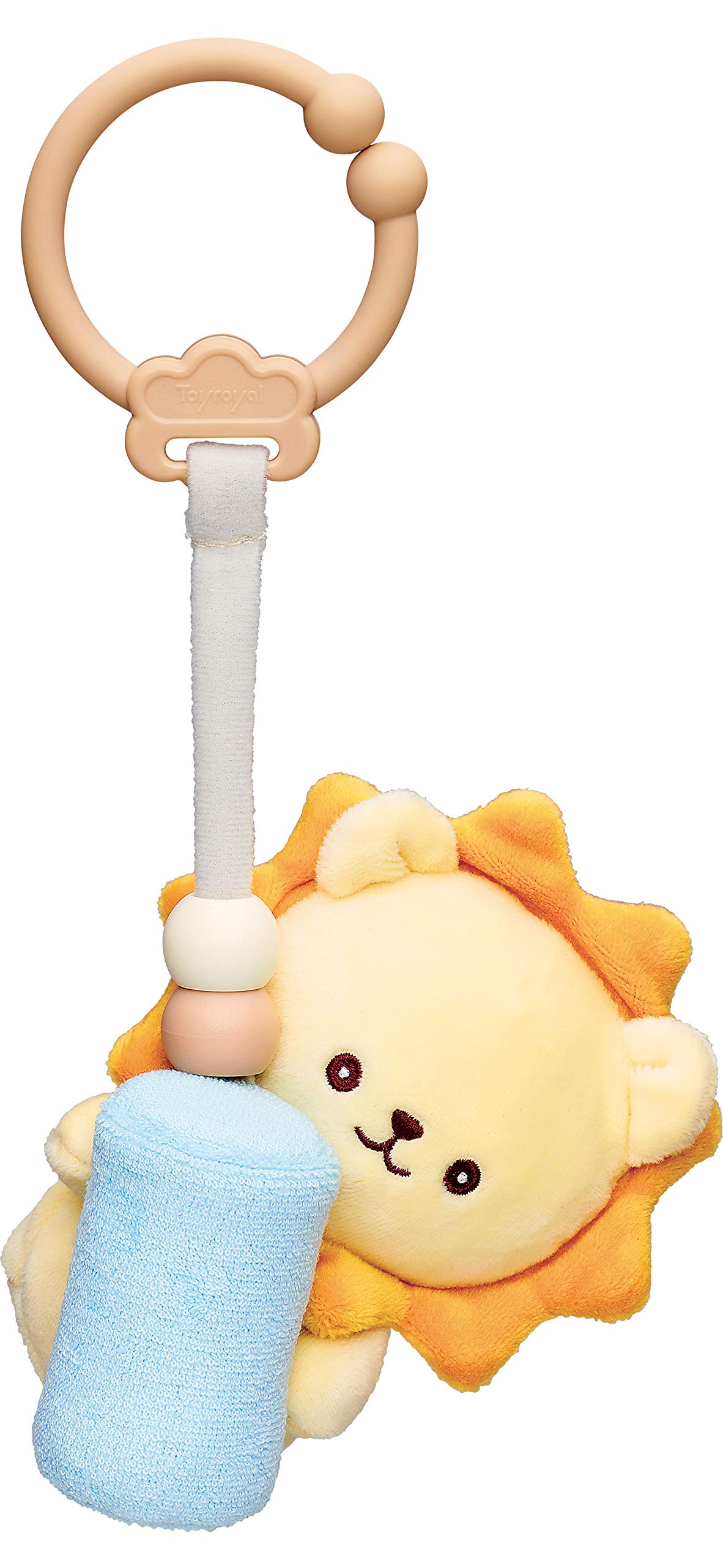 

Toy Royal Lion Outing Bell Out Car Soft and Squishy Doll Hangs in Car or Crib (Go Together/Baby Toy) (Squishy Toy/Rattle)