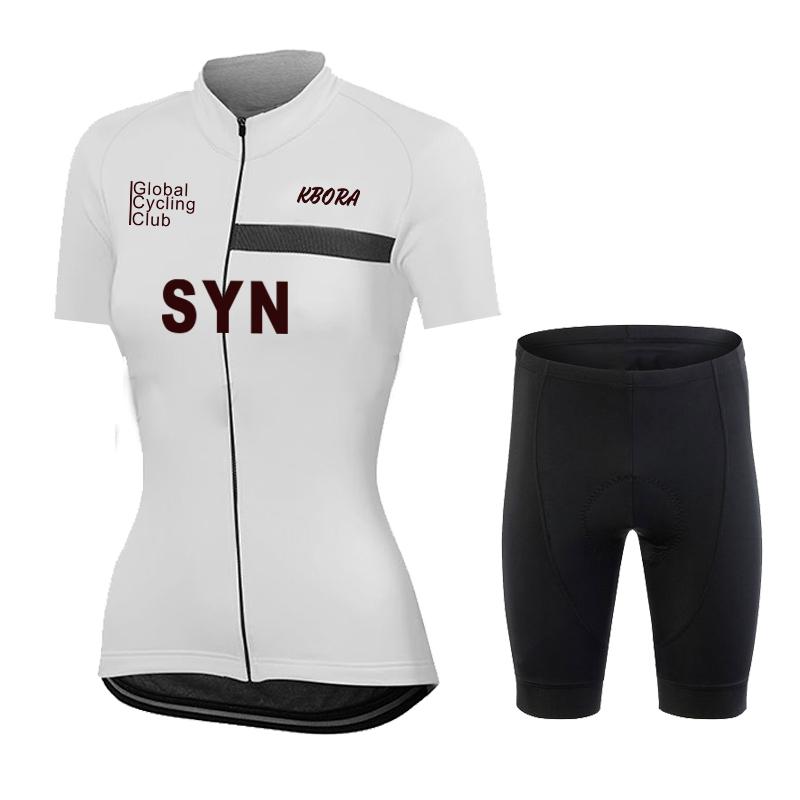 2026 Women Summer Cycling Jersey Set Short Sleeve Pink Bicycle Clothing Road Team Bike Uniform Sportswear Ropa Ciclismo Maillot