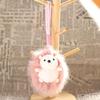 1 Stück Kawaii Niedlicher Tieranhänger Cartoon Igelpuppe Schlüsselanhänger Weiches Stofftier Plüschtier Heimdekoration Kindergeschenk Für Kinder