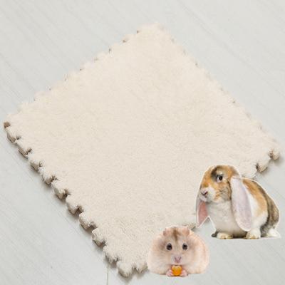 Waschbare Meerschweinchen Kaninchenkäfigmatte Wasserdichte Hamster-Bettmatte Käfig Urinunterlage Kleintier Kaninchen Maus Wiederverwendbare Matte