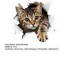 Easy Apply Toilet Seat Stickers 3D Realistic Cat Sticker, Waterproof PVC Lid Decal, Removable Cute Bathroom Decor for Home Self-adhesive Kitten