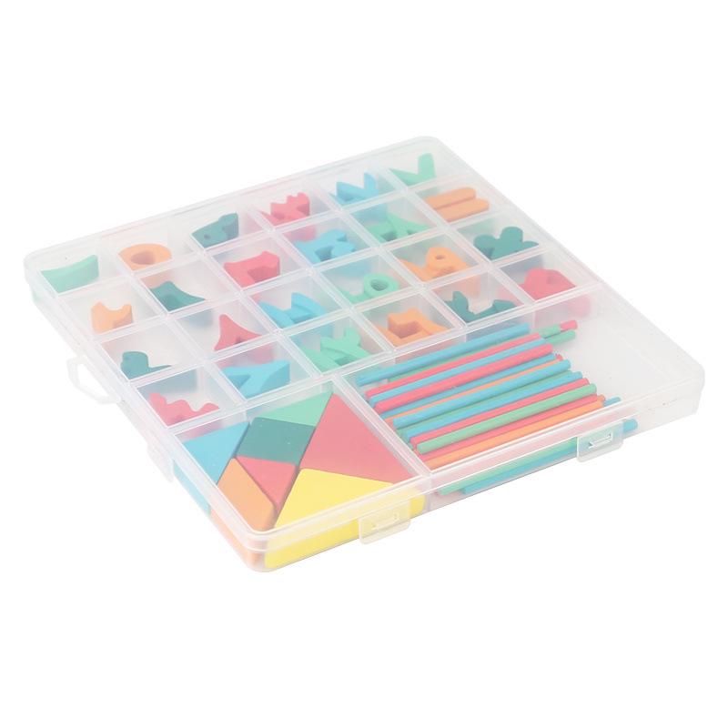 Montessori Math Box: Arabic Numerals & Counting Sticks - Early Education Arithmetic Toys for Addition & Subtraction