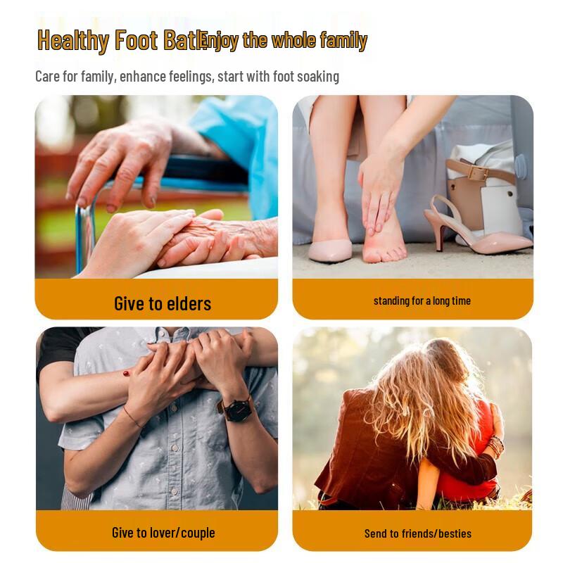 Jiancheng Foldable Heated Massage Foot Bath