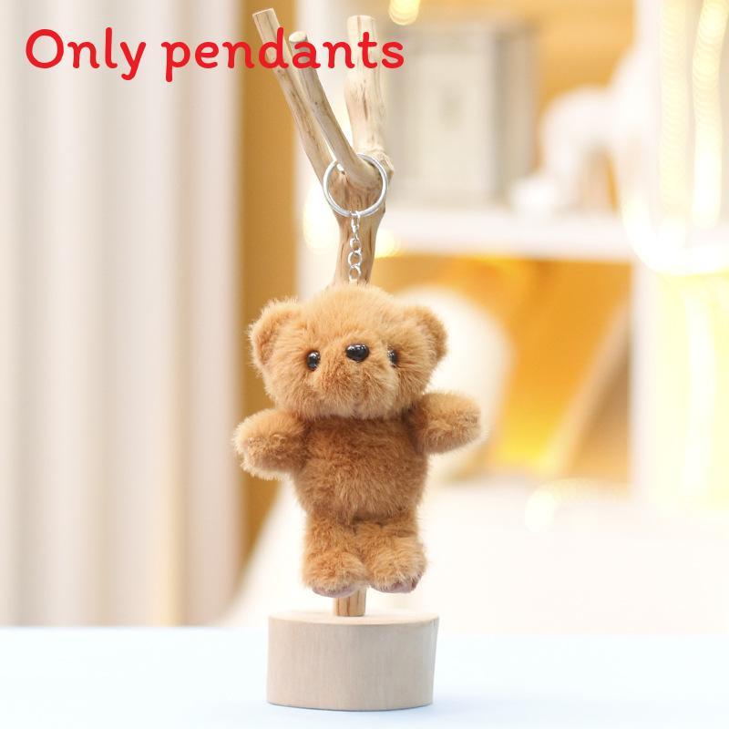 Cuter Bear Plush Doll With Super Soft Short Pile For Dolls And Pendant Bag