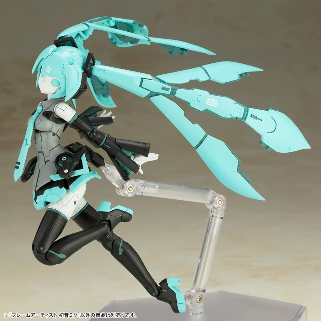 Frame Arms Frame Artist Hatsune Miku Maßstab 1/100 Kunststoffmodellbausatz, ca. 159 mm groß, durchgefärbt, FA129