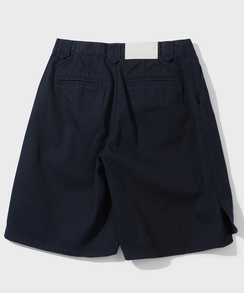 Sekeonmonollogeu Bermuda Twill Cotton Shorts [Navy]_Sept066Navy