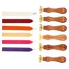 Wax Seal Stamp Kit Clear Pattern   Classic Sealing Kit for Envelopes Invitations Weddin