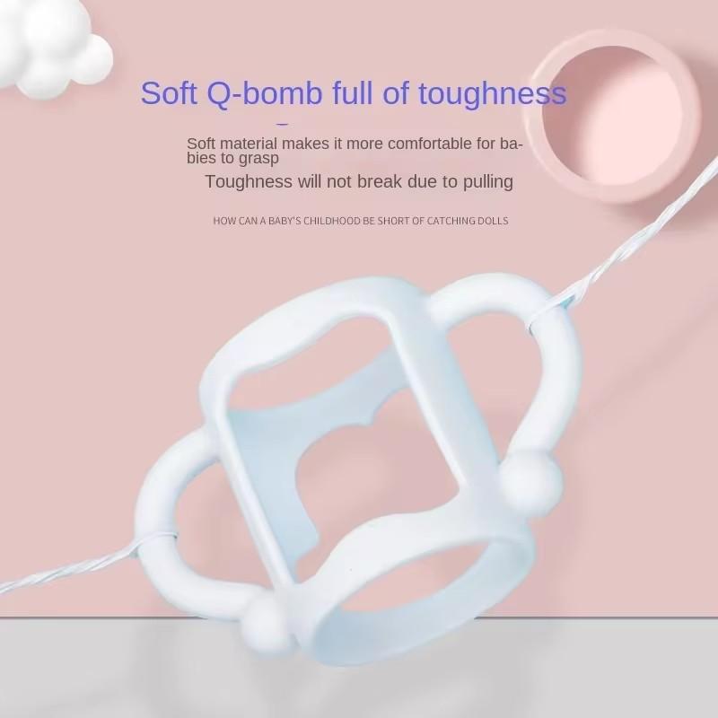 Bottle Universal Silicone Bottle Handle for Narrow Baby Bottles, Easy To Grip, Fits Most Bottles - BPA Free Soft Silicone