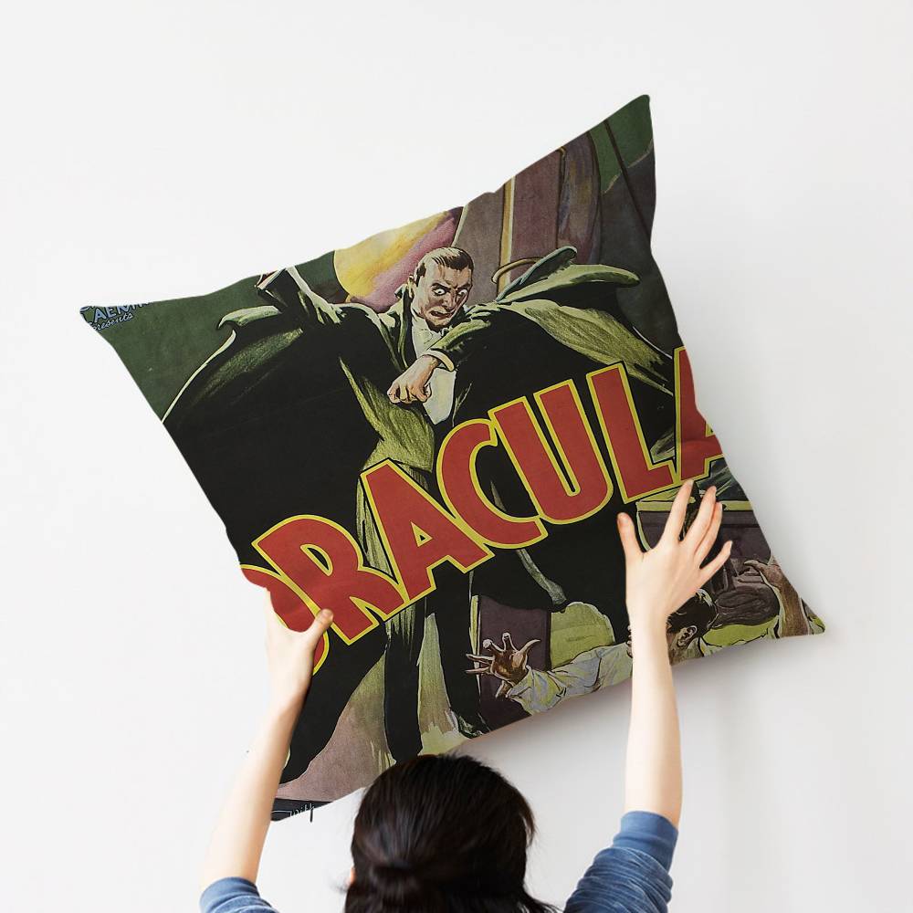 Classic Movie Dduracula Pillow Cover for Bedroom Room and Living Room Sofa Decorative Cushion Cover