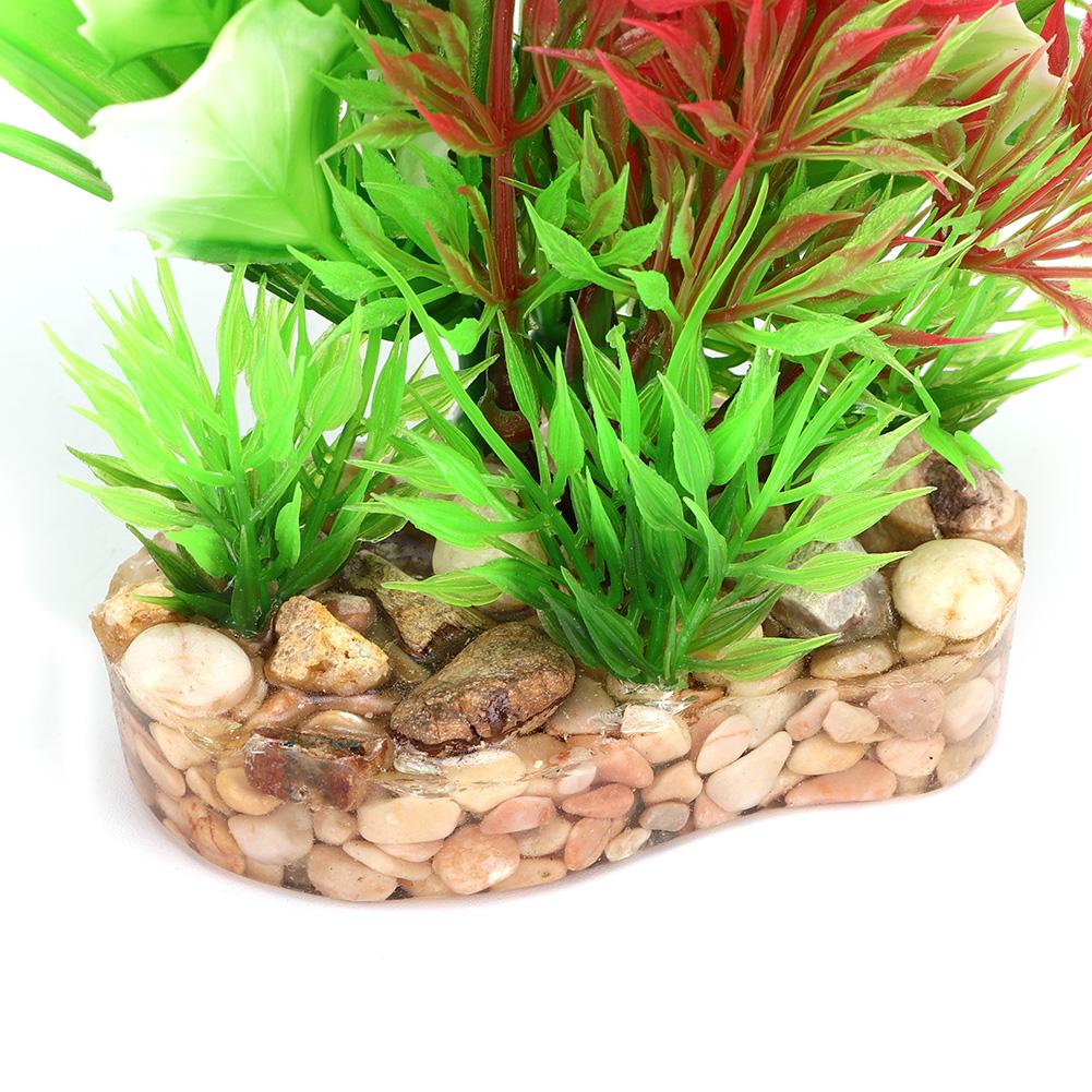 Aquarium Decoration Artificial Plastic Water Plants Grass for Fish Landscape