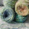 100g Garden Series Hand Mixed Knitting Yarn Flower Thread Handmade Crochet Stick Needle Woven Bag Hair Loop Yarn Gift Decor