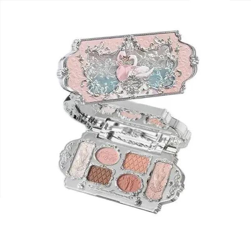 Flower Knows Schwan Ballett Lidschatten Palette Matt Feiner Schimmer Perlmutt Gesicht Palette 6 Farben Glitzer Lidschatten Flowerknows Make-up