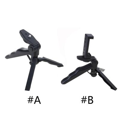 Trépied de bureau pour appareil photo et téléphone, support pour téléphone, adaptateur pour caméra d'action, trépied de table portable à prise stable et fixation pour bureau.