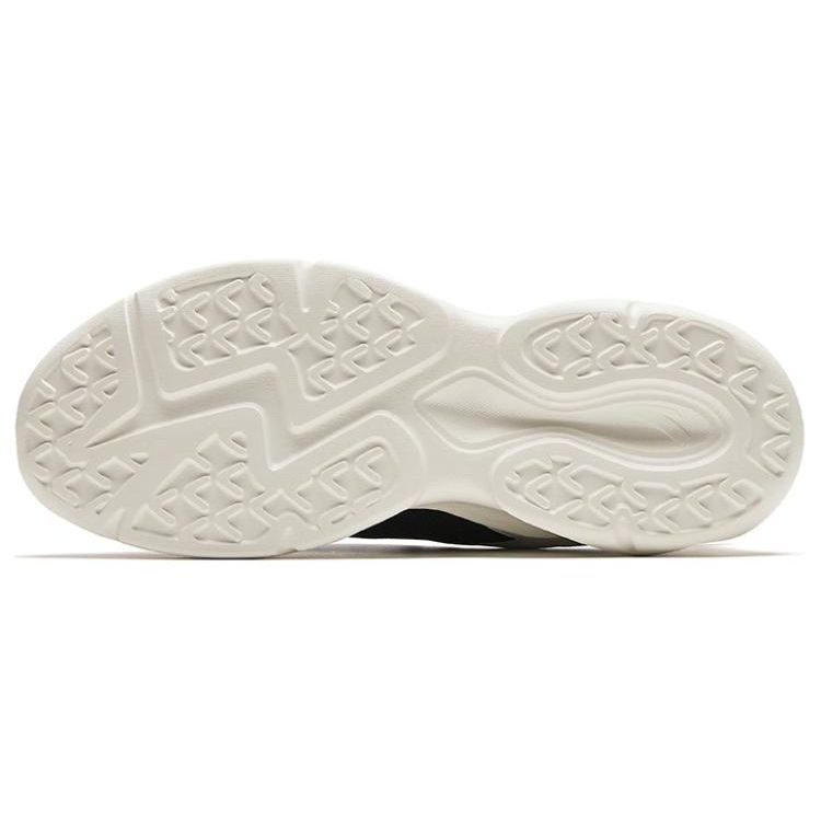 Anta Comfortable Versatile Shock Absorbing Wear Resistant Low Top Casual Shoes Women Sneakers White Black 922418855-1