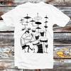 Play That Beat Drummer Drums Classic Jazz Rock T Shirt B1081