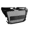Black Front Bumper Grille Refit for RS Style Fits for A3 S3 8P 09 12 Car Modification